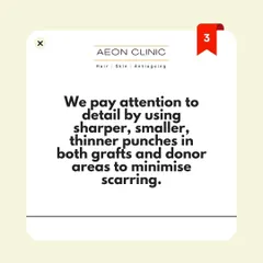 Attention to detail is critical, especially in hair transplant procedures. I pay close attention by using sharper, smaller, and thinner punches for both grafts and donor areas. This technical detail is crucial for minimizing scarring and achieving a natural look.