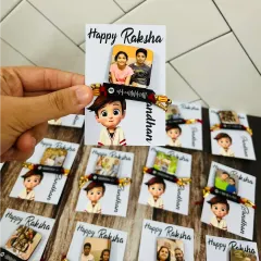 My Spotify rakhis are a modern twist on a classic tradition. Each rakhi comes with a scannable code that plays a special song, and you can add a photo to make it even more personal.