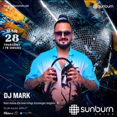 A poster for my ladies' night at the legendary Sunburn Union. Performing at a venue with such a big name in the Indian music scene is always an honor.