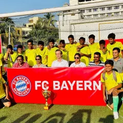 I am proud of our St. Stanislaus football team, captained by Jordan, for winning the suburb division of the FC Bayern Munich Maharashtra cup.