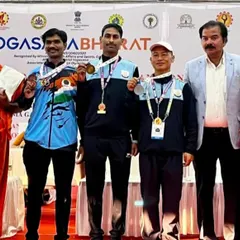 I am honored to have secured a Bronze medal for Karnataka at the 5th Official Senior National Yogasana Championship. This achievement is a testament to the discipline and dedication I bring to both my personal practice and my coaching.