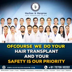 Of course we do your hair transplant, and your safety is our priority. This is the dedicated team of doctors and technicians who work together to ensure every procedure is a success.