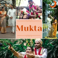 A collage celebrating the beautiful couples who chose our Mukta venue for their wedding. The natural, green backdrops provide a stunning setting for capturing timeless wedding memories.