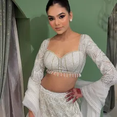 This soft glam look was created for the launch of Mohraya Couture's new store. The makeup was designed to be elegant and sophisticated to match the designer's collection.