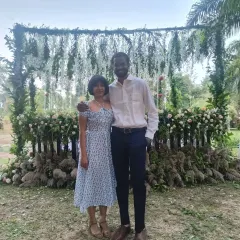 With my musical partner at a gorgeous outdoor wedding at Nomads Ranch in Coorg. We were honored to be the entertainment partner for this beautiful celebration.