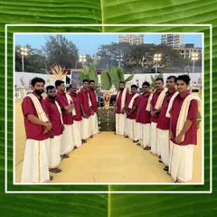 Behind every great event is a great team. This is my dedicated team of chefs in their traditional South Indian attire, ready to bring the authentic flavours of the south to your celebration.
