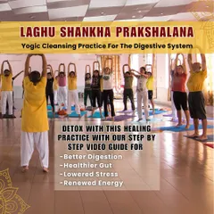 Detoxify your digestive system with Laghu Shankha Prakshalana, a yogic cleansing practice. Our step by step video guide on YouTube shows you how to achieve better digestion, a healthier gut, and renewed energy.
