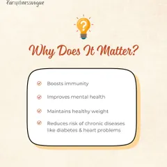 Why does a balanced diet matter? It boosts immunity, improves mental health, helps maintain a healthy weight, and reduces the risk of chronic diseases. These are the benefits I highlight in my sessions.