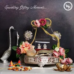 I believe festive gifting should blend tradition with luxury. This exquisite Diwali hamper features a silver-plated tray, Laxmi-Ganesh idols, and premium dry fruits, making it a truly special gift for the festival of lights.