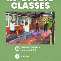 Join me for in-person classes at my beautiful rooftop studio in Malleshwaram. Our morning sessions are the perfect way to start your day with energy and intention.