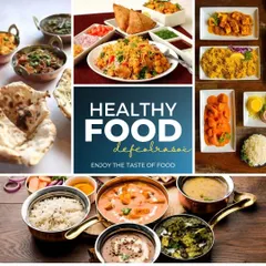 A collage showcasing the variety of healthy and delicious food we offer for our catering and tiffin services.