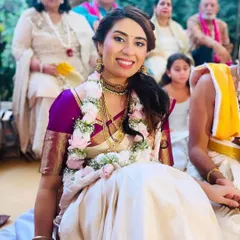A beautiful "Two States" wedding where our lovely Punjabi bride embraced a South Indian bridal look. It was a joy to blend cultures and create this unique and memorable style for her.