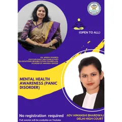This poster announces a mental health awareness session I organized. The pressures of life and career can be immense, and I believe it is important to foster open conversations about mental wellbeing within our community.