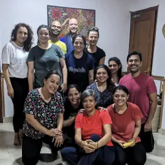 A beautiful, happy memory from our International Yoga Day celebration. The smiles and shared energy in this photo say everything about the wonderful community we have built together.