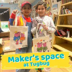 Designing their own tote bags. This DIY craft activity allows children to create something both personal and practical, which they can proudly use every day.