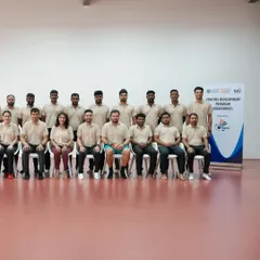 I believe in leading by example. Here I am with fellow coaches at the Coaches Development Program in Bangalore, always learning to become a better coach for my players.