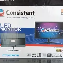 A Consistent brand widescreen LED monitor. These are a cost-effective choice for viewing your security camera feeds.