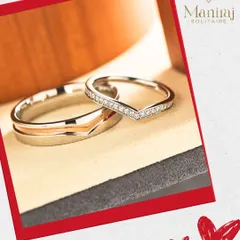 Two hearts, one promise. I love creating custom wedding bands that reflect a couple's unique bond. This set features a classic men's band and a delicate, curved diamond band for her, designed to fit together perfectly.
