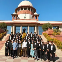 It was a pleasure to interact with enthusiastic law students from SS Jain Subodh Law College right here at the Supreme Court, sharing insights from my journey.