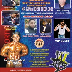 Being invited as a guest for the Mr. & Miss North India 2023 championship was an honor. My experience as a 4-time Mr. India allows me to guide the next generation of bodybuilders.