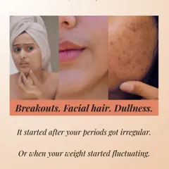 Breakouts, facial hair, and dullness that started with irregular periods or weight fluctuations are classic signs of hormonal imbalance. We specialize in addressing these interconnected issues.