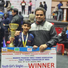This is a moment of immense pride. Our player, Shanaya Tyagi, became the National Champion and India No. 1. This is the result of relentless hard work and dedication.