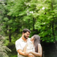 Just after the big moment, they share a look of pure happiness. These candid interactions are just as important as the proposal itself, telling the story of their connection.