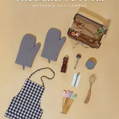 Whisk up some love with 'The Baker's DIY Kit'. This hamper is a sweet surprise for anyone who loves to bake, complete with an apron, oven mitts, and baking tools.