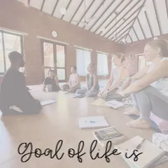 "The goal of life is self-realization." This quote from Swami Niranjanananda Saraswati inspires our community. We gather to support each other on this path of reflection and growth.