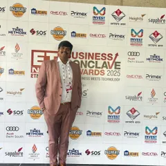 Our Senior Partner, Prashantha Kumar, at the ET NOW Business Conclave & Awards 2025. He was recognized for his 'Excellence in Legal Consultation - Real Estate', a reflection of his deep expertise in the field.