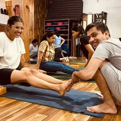 In our YTTC, students learn through practice and partnership. Here, trainees work together, supporting each other's growth in a fun and collaborative environment.