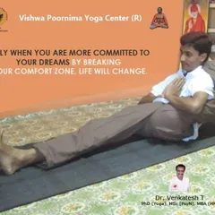 Only when you are committed to your dreams by breaking your comfort zone, life will change. Regular yoga practice is the key to unlocking that commitment. This posture shows the balance of strength and flexibility that you can achieve.