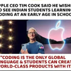 As Apple CEO Tim Cook said, "Coding is the only global language." We believe this deeply and start teaching this universal skill at an early age, empowering students to create world-class products.