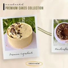 Another beautiful cake from my Premium Cakes Collection. This one features a delicate coffee buttercream and is handcrafted with the finest ingredients for a thoughtful celebration.