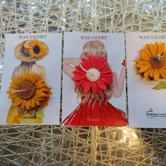 Here are three of my popular wax sachet designs side-by-side. Each one combines a unique wax shape with a complementary illustrated backing card.