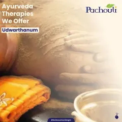 Udwarthanam is a powerful Ayurvedic therapy where the body is massaged with herbal powders. This treatment is excellent for exfoliating the skin, improving metabolism, and aiding in weight loss.