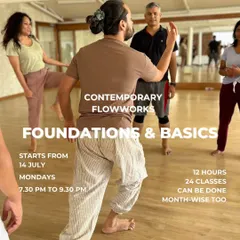 This is the starting point for your contemporary dance journey. Our Foundations & Basics course is designed for beginners, guiding you through core principles of movement in a supportive, welcoming environment.