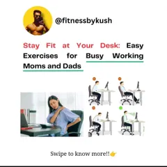 Stuck at a desk all day? Here are some easy exercises you can do right in your chair. These seated leg lifts, spinal twists, and shoulder rolls will help relieve tension and strengthen your muscles.