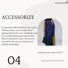 Accessories add interest and extend the life of your clothes. Without them, you risk getting bored with your wardrobe. A simple belt, bag, or piece of jewelry can transform a familiar ensemble.