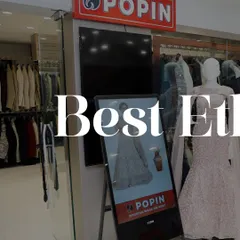 This is the entrance to one of my stores. You can see mannequins displaying both men's and women's wear, giving you a hint of the wide variety of ethnic rental wear available inside.