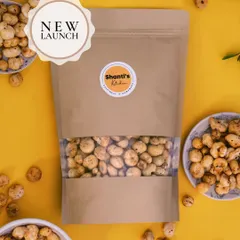 Announcing my new launch, Roasted Phool Makhanas. They are low in fat and full of antioxidants, roasted to perfection to create a wholesome and flavorful snack.