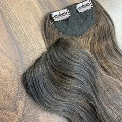Here are my clip-in side bangs, designed to add volume and a soft, face-framing effect. They are a great way to add bounce and style around your face.