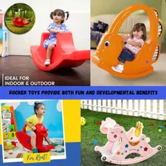Rocker toys are fantastic for developing core strength, balance, and coordination. I offer a variety of fun designs, from classic horses to friendly fish, suitable for both indoor and outdoor use.