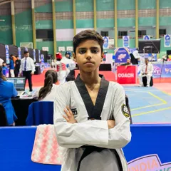 This is Ayush Semwal, one of my tigers, after winning a gold medal at the 1st Federation Cup. This is the result of discipline. This is the proof that our hard work pays off.