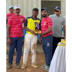 Recognizing a top run-scorer with the Best Batsman award in the U-14 tournament. Consistent performance at the crease is a skill we nurture and celebrate.