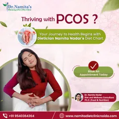 Thriving with PCOS is possible. Your journey to better hormonal health starts with what's on your plate. I create diet charts that focus on balancing hormones, improving metabolism, and reducing stress, helping you manage your symptoms effectively.