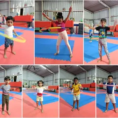 Hula hoops aren't just for play, they're a great tool for improving coordination and core control. Our students love incorporating them into their warm-ups and games.