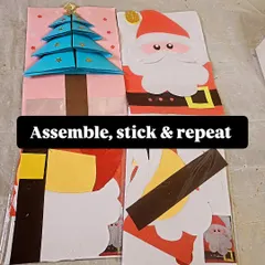 Assemble, stick, and repeat! Our DIY activity card kits are a great way to get creative and reduce screen time, especially during the festive season.