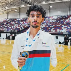Another proud shot of Mohit Singh with his Silver Medal. He is a true inspiration for para-athletes across India.