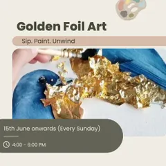 Gold foil art adds a special touch to any painting. I guide everyone on how to apply the foil to create texture and shine, making it a beginner friendly way to produce a professional looking piece of art.